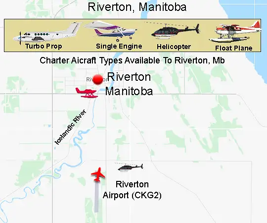 Riverton Airport runway area